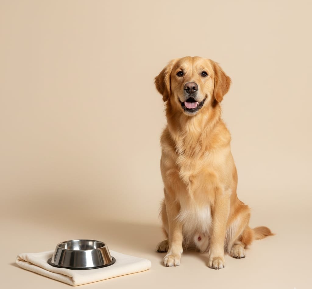 large dog breed with healthy pet diet