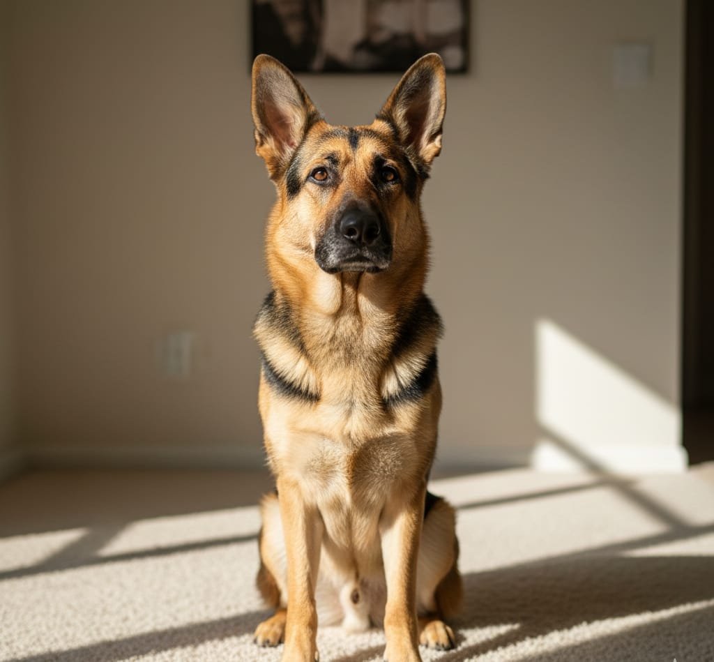 German Shepherd Trusted Protector dog