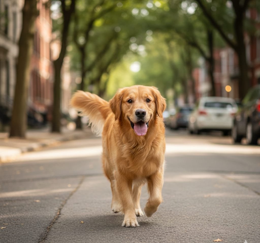 Golden Retriever Playful Companion dog