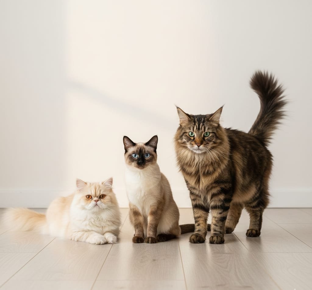 popular cat breeds with healthy pet diet