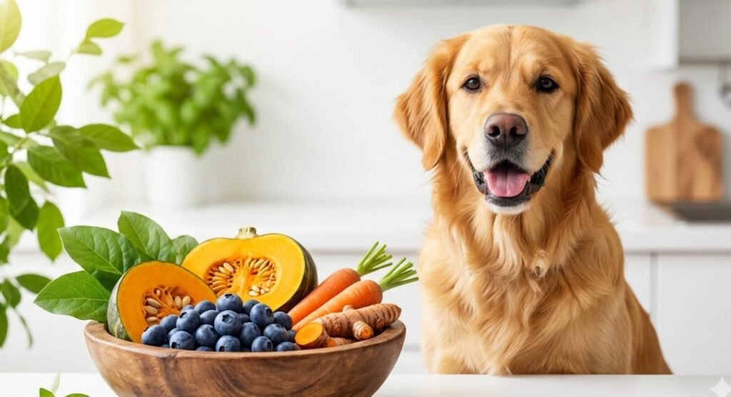 Natural dog superfoods for immunity .