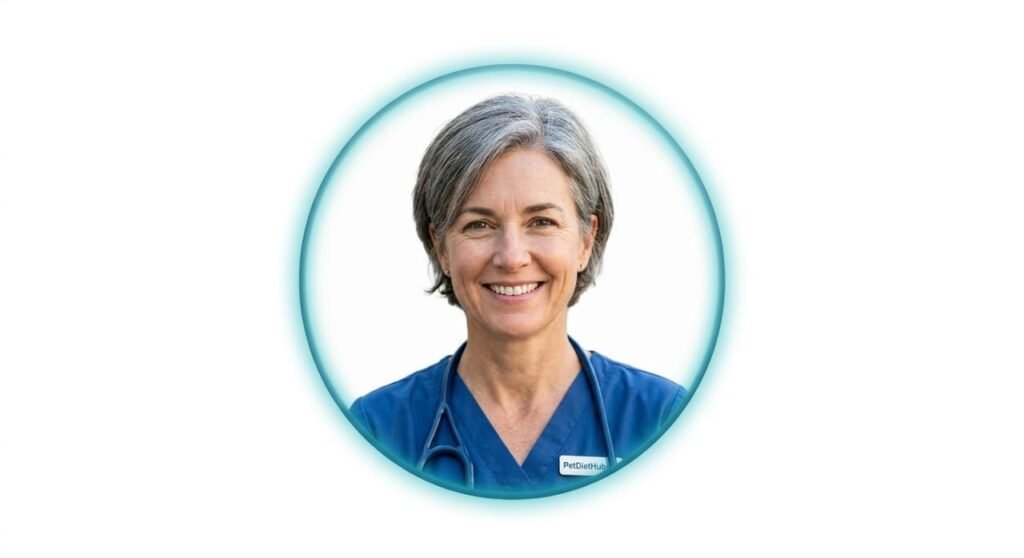 Professional veterinarian providing online pet consultation services at PetDietHub.