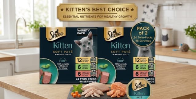 Sheba Kitten Paté Variety Pack: Essential Nutrition for Growth