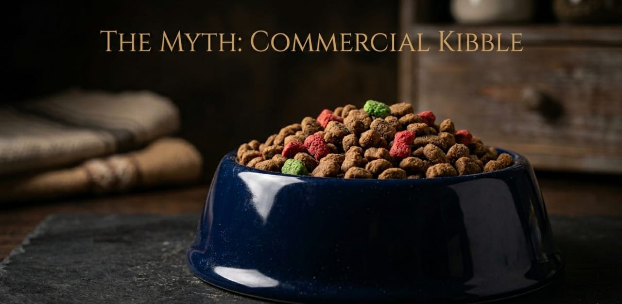 Commercial Myth - Industrial pet food exposed by Holistic pet longevity consultant